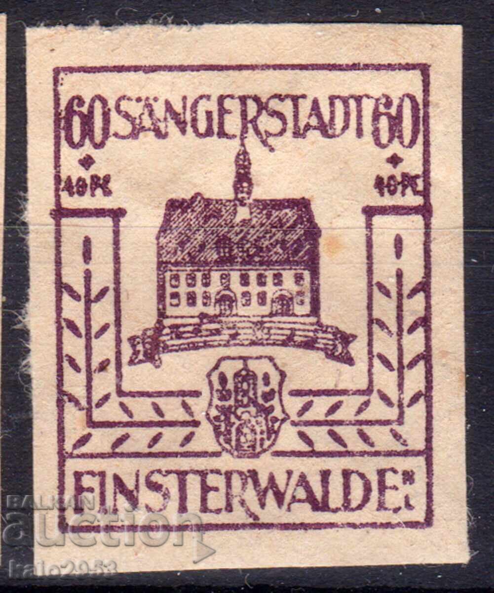 WW2-Κατοχή Γερμανίας-1946-Τοπική έκδοση Finsterwalde, MNH