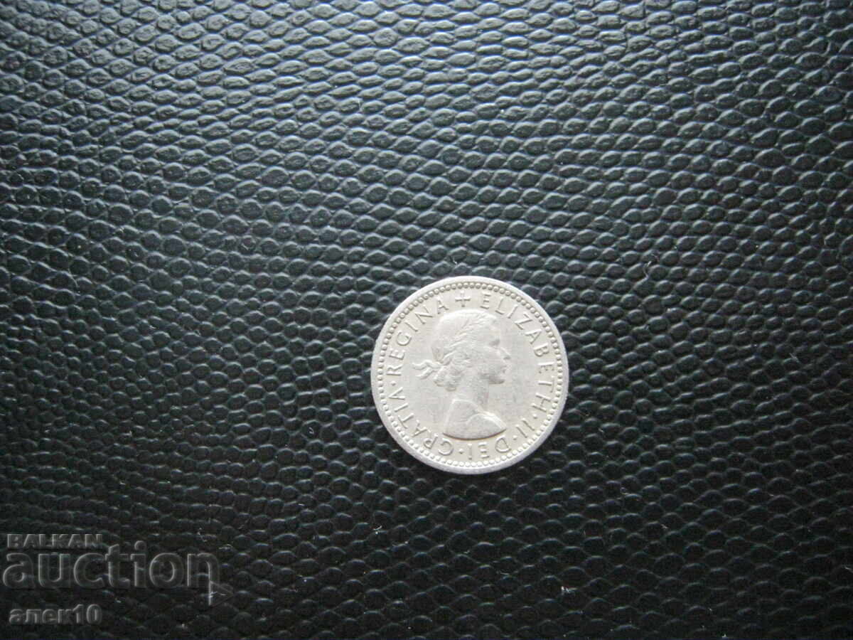 UK 6 pence 1955 n with price € 0.30 | 0.59 BGN