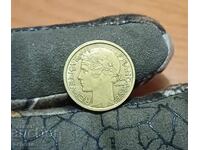 1 franc Franța 1939 lucioasă