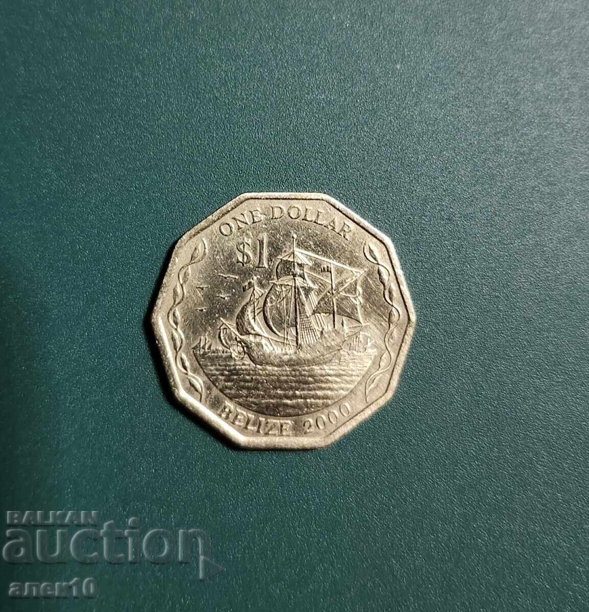 Белизе 1 долар 2000 н Белизе 1 долар 2000 н