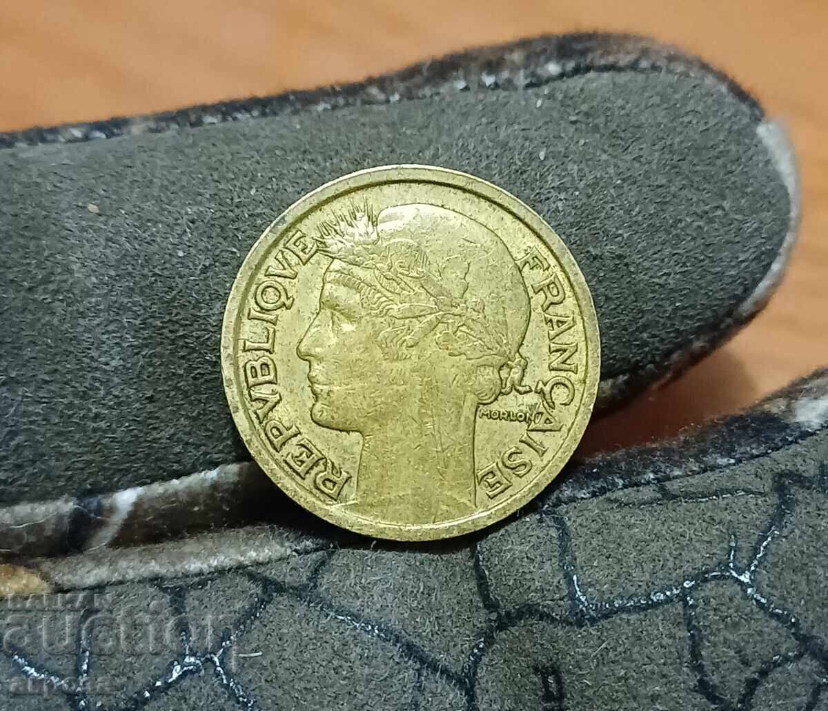 1 franc France 1938 brilliant uncirculated with price € 2.00 | 3.91 BGN