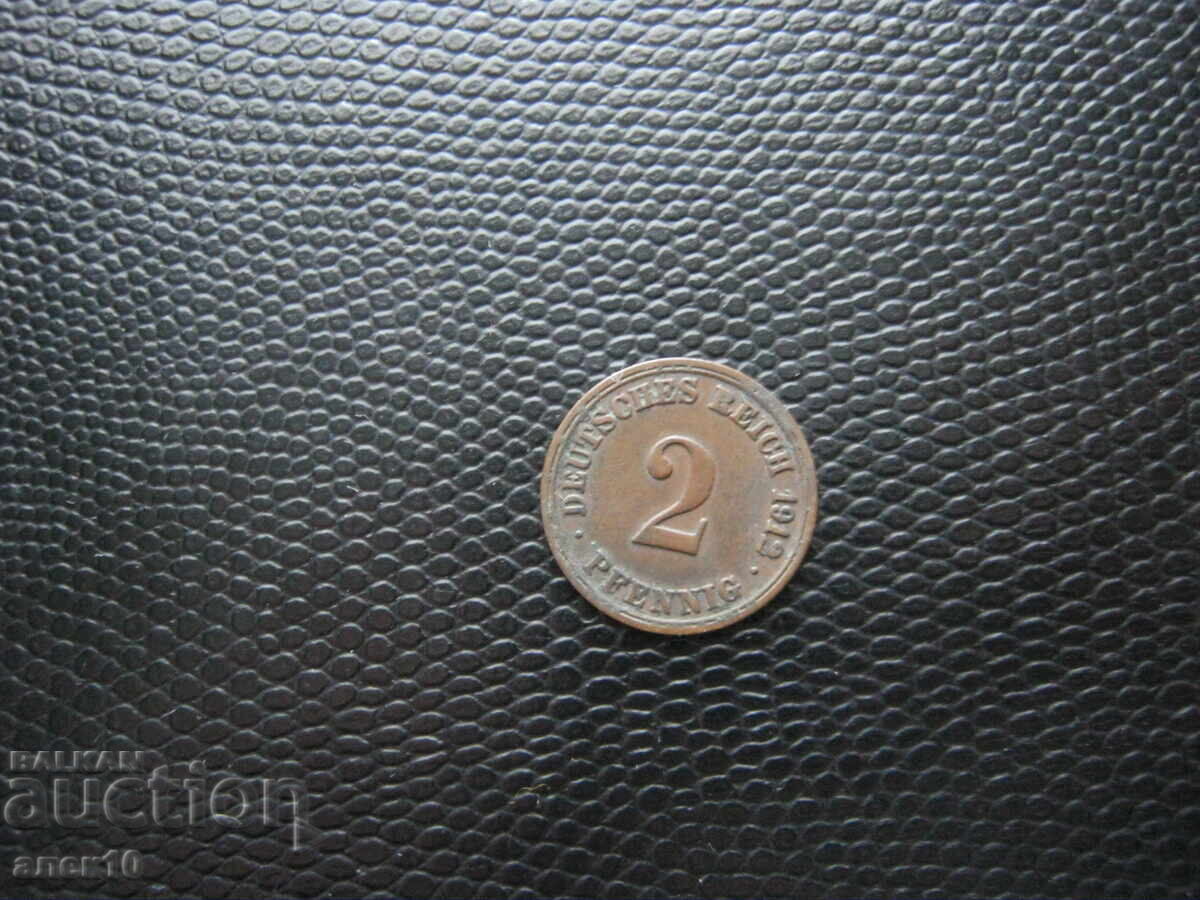 Germania 2 pfennig 1912 n