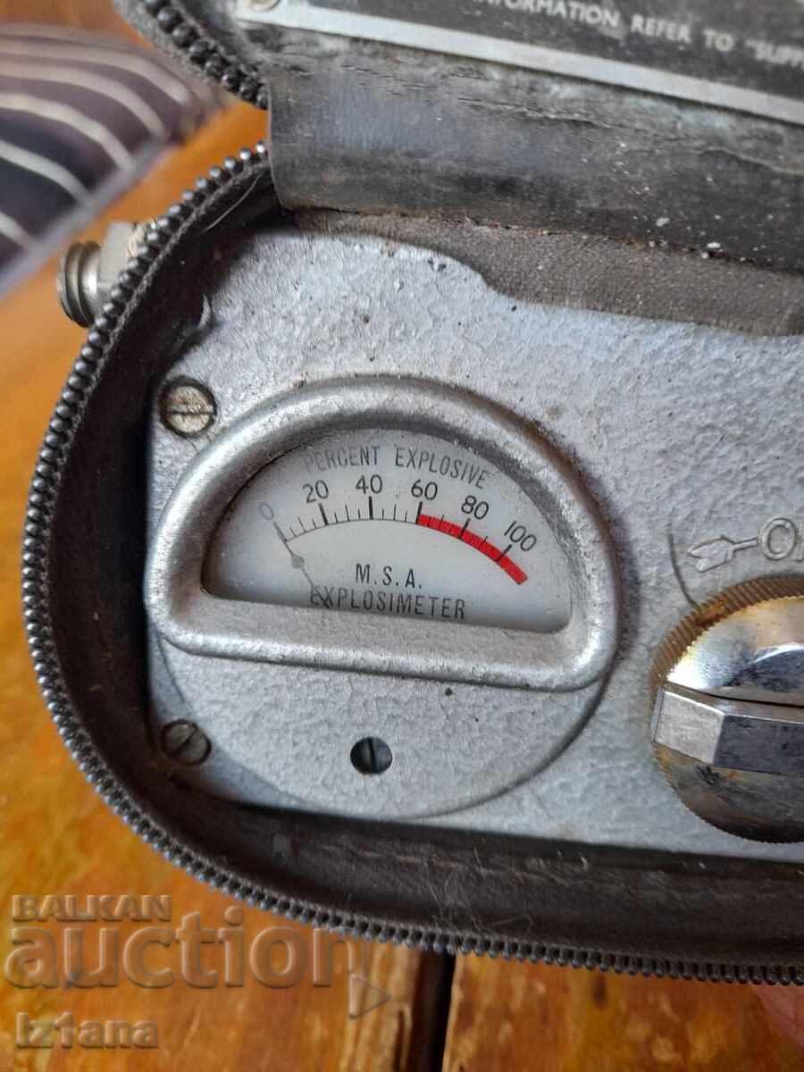 Аукцион Стар уред за измерване на горими газове MSA Explosimeter 2E