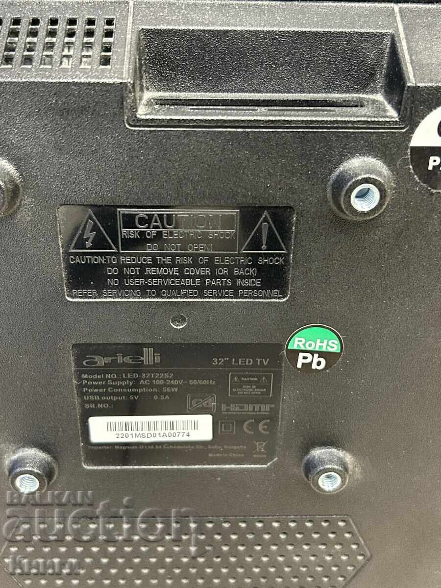 Televizor Arieli - 32 inch cu preț € 80.00 | 156.47 BGN Televizor Arieli - 32 inch cu preț € 80.00 | 156.47 BGN