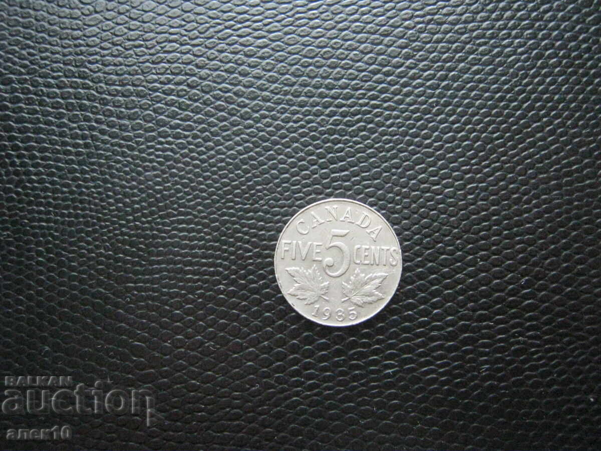 Canada 5 cenți 1935 n Canada 5 cenți 1935 n