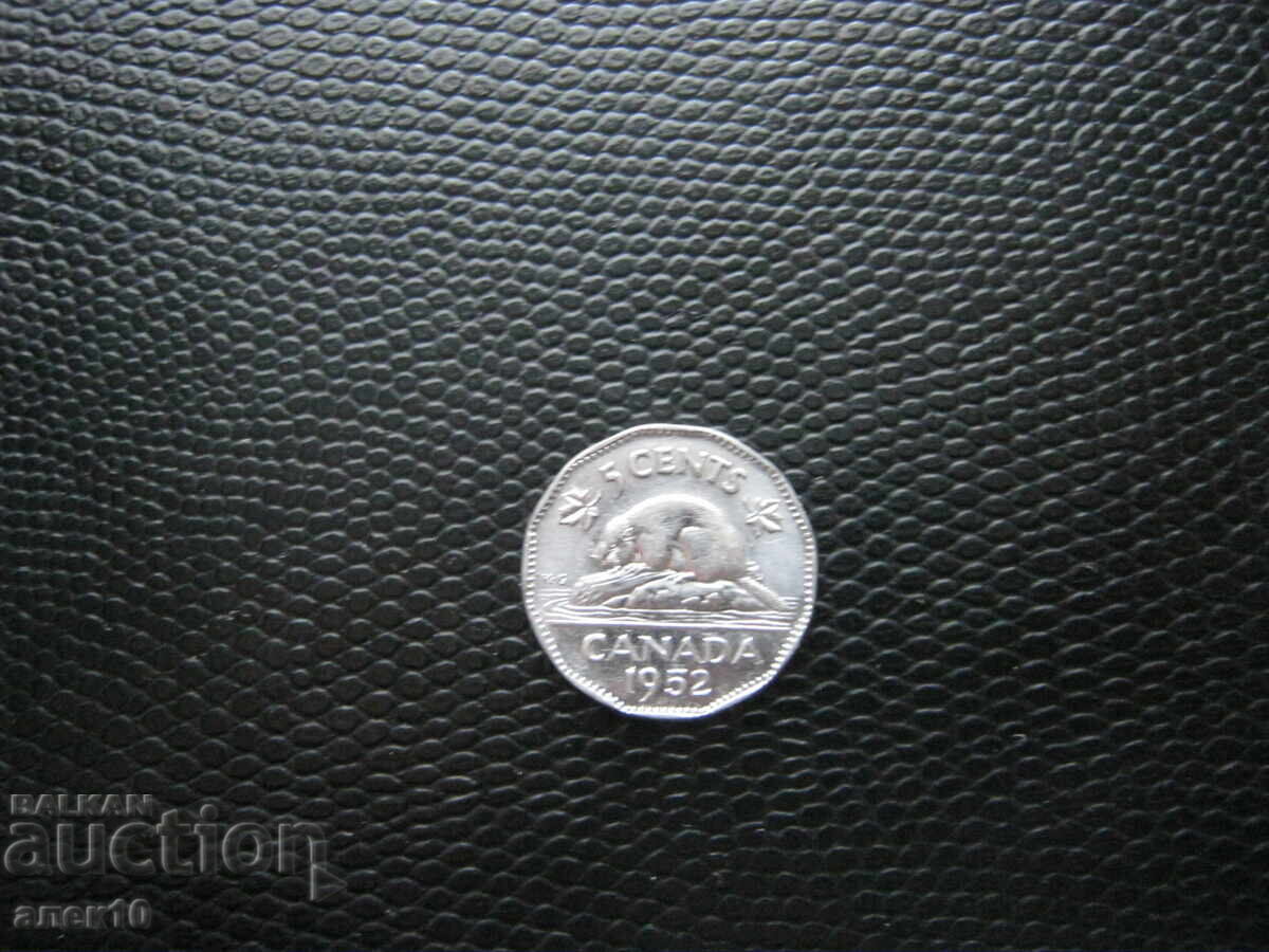 Канада 5 цент 1952 н Канада 5 цент 1952 н