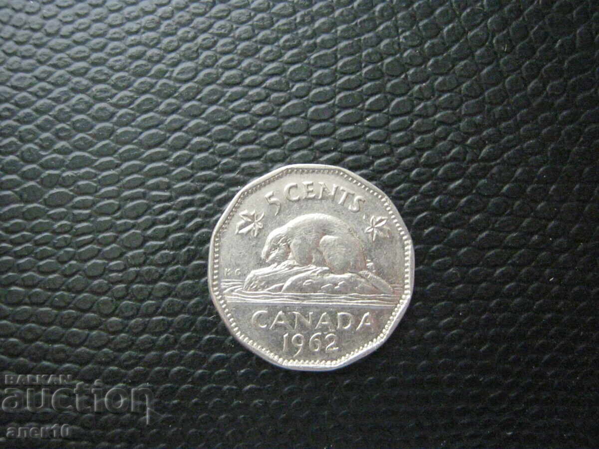 Canada 5 cenți 1962 n Canada 5 cenți 1962 n