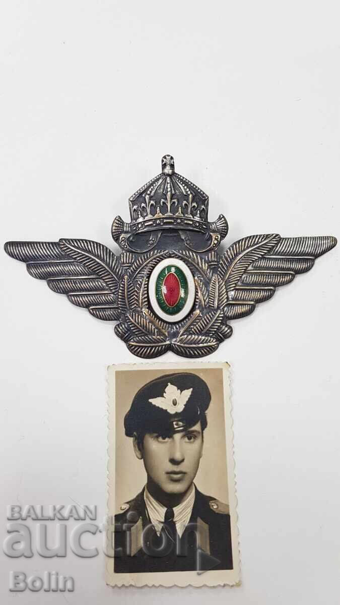 Рядък Знак, Кокарда на Пилоти и Парашутисти - Подофицерска