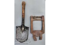 WWI Soldier's Shovel Many Markings 1915