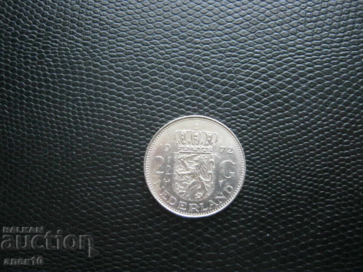 Netherlands 2 1/2 guilder 1972 n