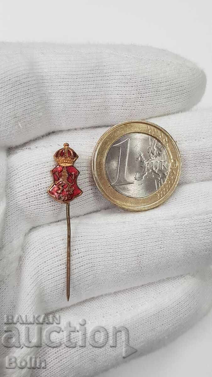 Rar Emblema Patriotica Imperială, Insignă, Stemă - 1906 - 5 Rar Emblema Patriotica Imperială, Insignă, Stemă - 1906 - 5