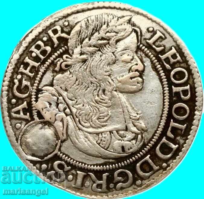 3 κρουαζιέρες 1670 Αυστρία Μπρεσλάου SHS Λεοπόλδος Α' ασήμι - 5