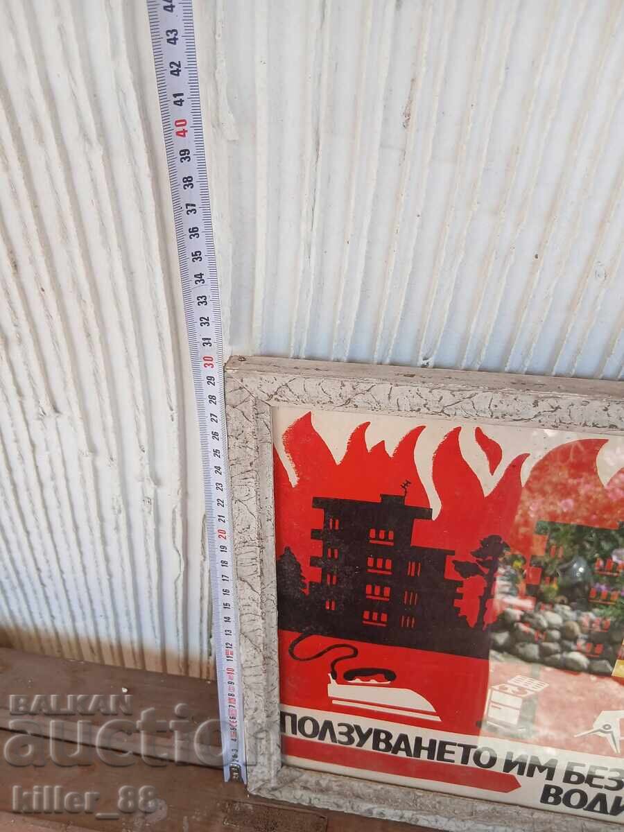 Livrarea Vechi semne de hârtie în ramă de lemn