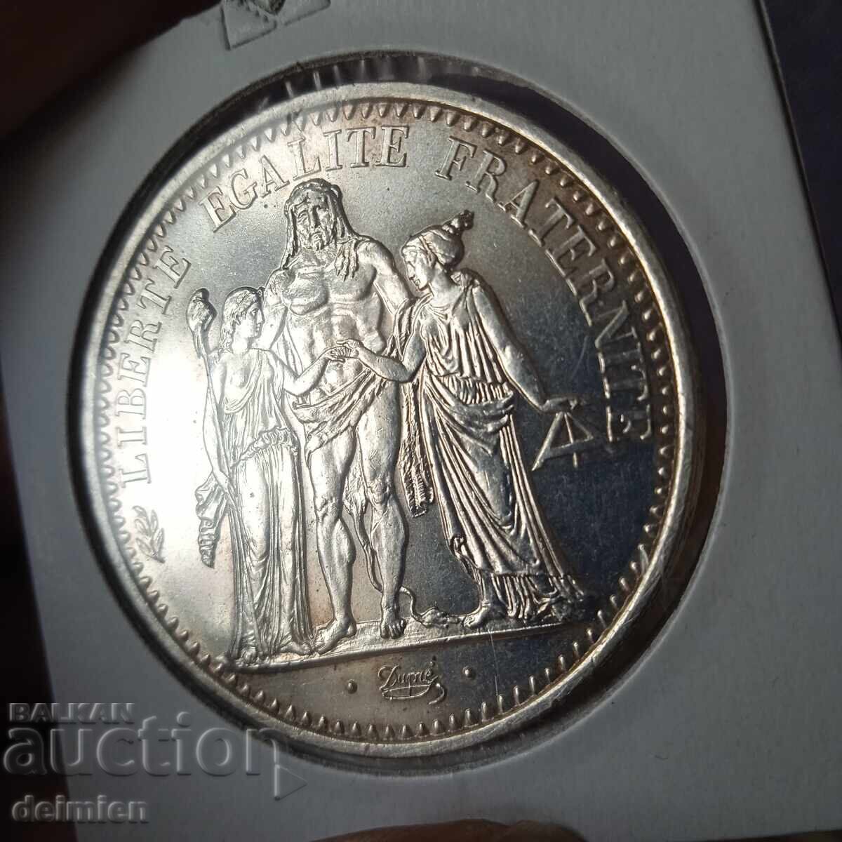 10 Франка Сребро 1966 , 25 грама 0,900 проба Сребро,Колекция - 6