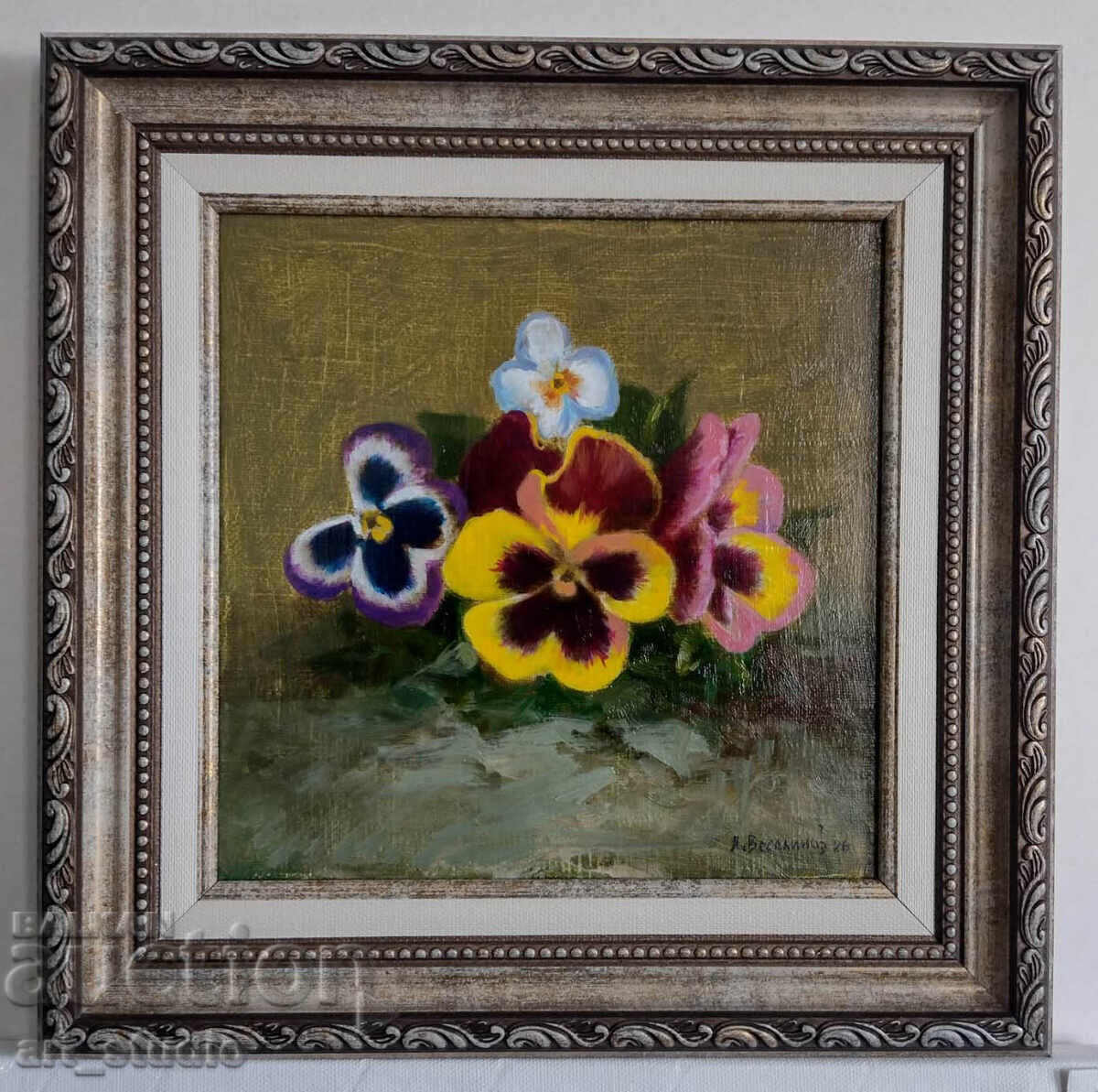 Violet oil paints Violet oil paints