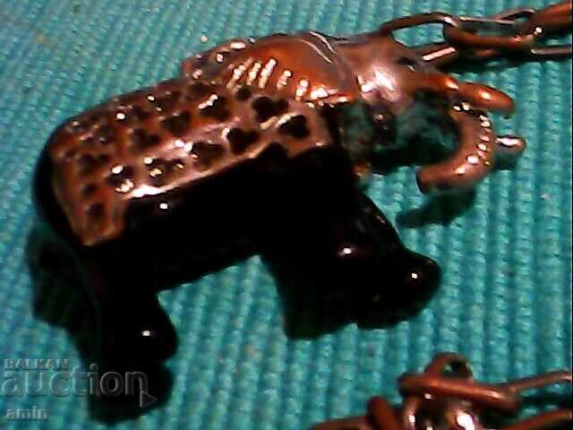 Colier elefant din piatră 45g - 5