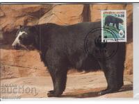 Postcard FDC MAX WWF BEARS