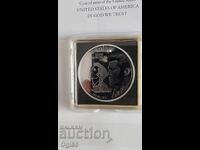 Anniversary silver plaque for the 90th anniversary of King N