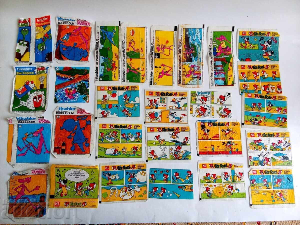 Lot of old bubble gum pictures and footballer cards 228 pcs - 5