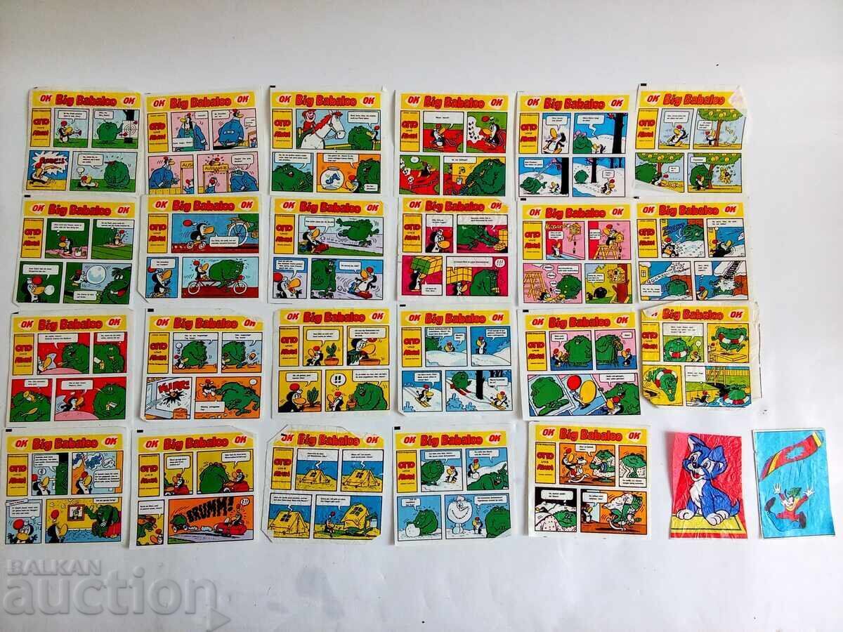 Lot of old bubble gum pictures and footballer cards 228 pcs - 7