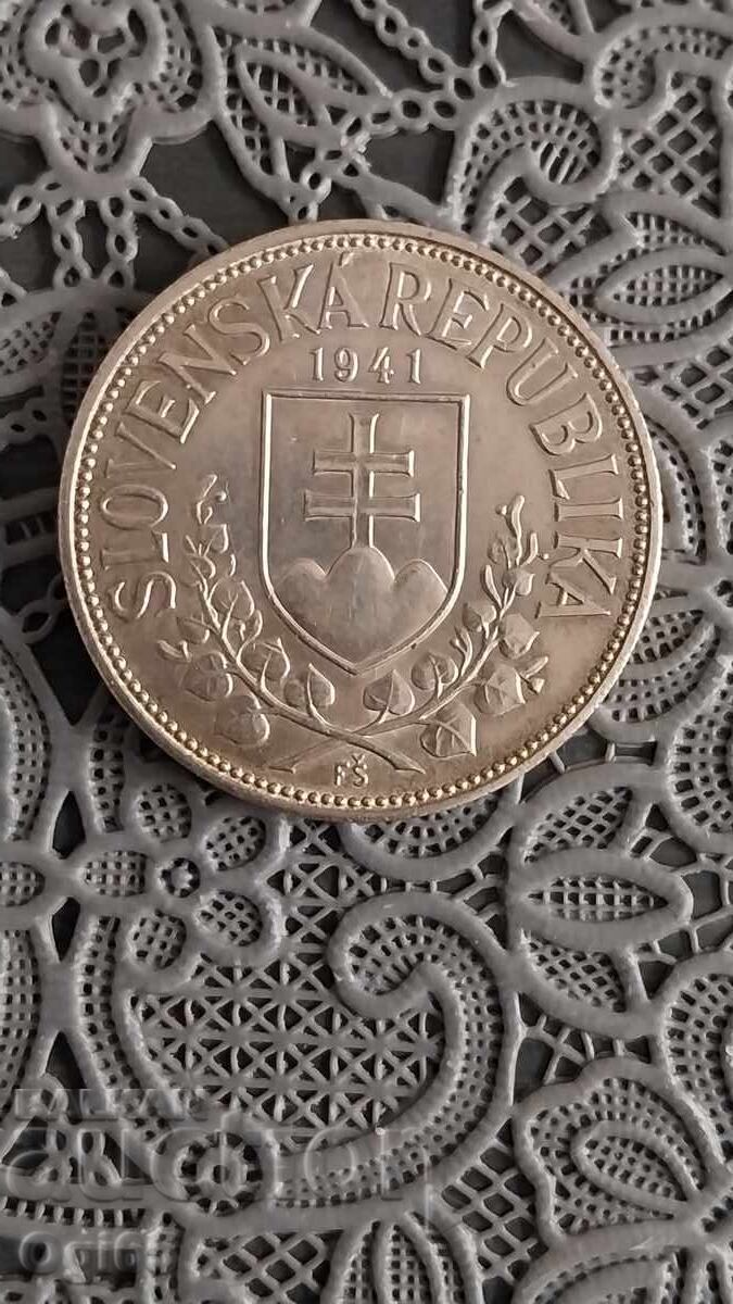Jubilee Silver Coin from Slovakia 20 Kronen Year 1941 with price € 23.00 | 44.98 BGN Jubilee Silver Coin from Slovakia 20 Kronen Year 1941 with price € 23.00 | 44.98 BGN