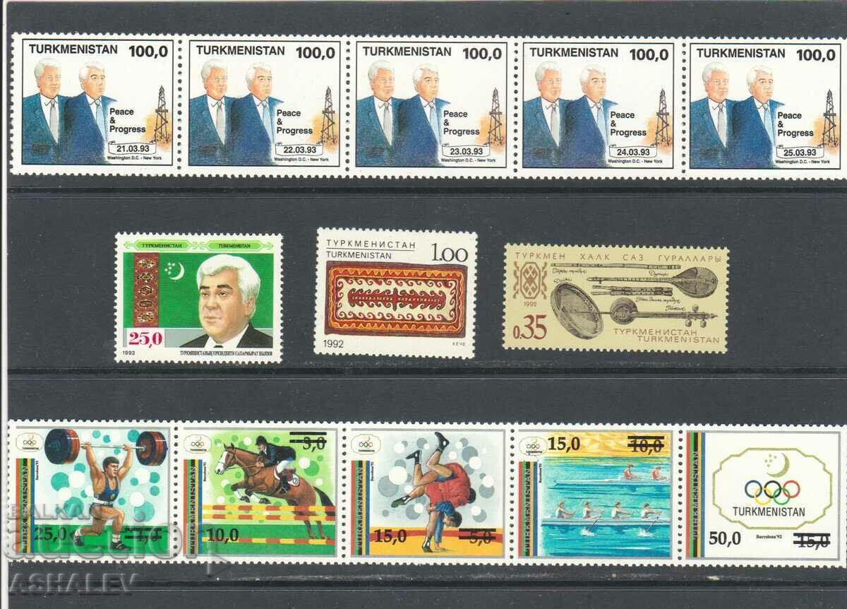 ΤΟΥΡΚΜΕΝΙΣΤΑΝ Παρτίδα - 1992 13ος αιώνας - MNH **