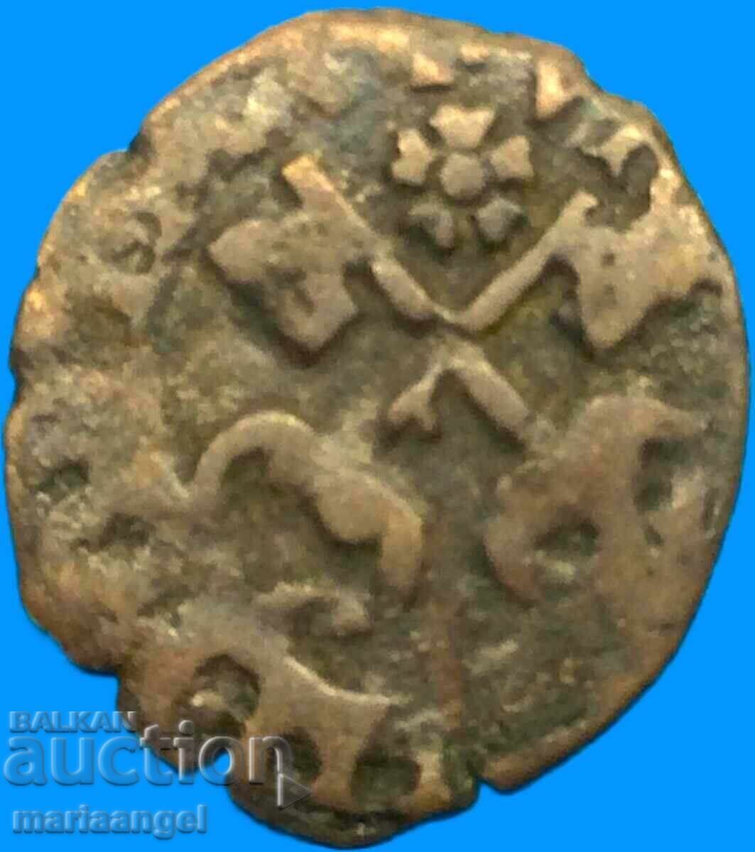 Quatrino 1 Patard Vatican Urban VIII Avignon, rar! - 5