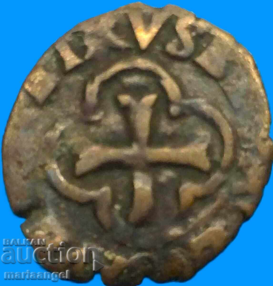 Quatrino 1 Patard Vatican Urban VIII Avignon, rar! - 6