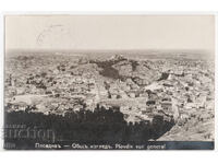 Bŭlgariya, Plovdiv, Obsht izgled, RPPC, pŭtuvala, 1928 g