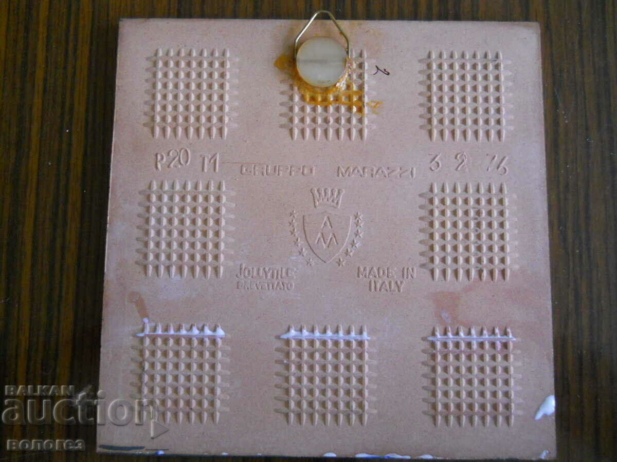 Hand-painted terracotta tile - panel (Italy) with price € 15.40 | 30.12 BGN