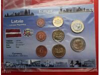 Латвия-СЕТ 2014 г. от 8 евромонети