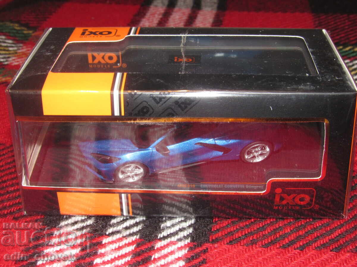 1/43 IXO mașinuță metalică de colecție Chevrolet Corvette C8