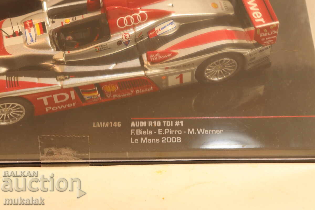 Licitație 1:43 IXO AUDI R 10 TDI LE MANS MAȘINĂ MODEL RALIU
