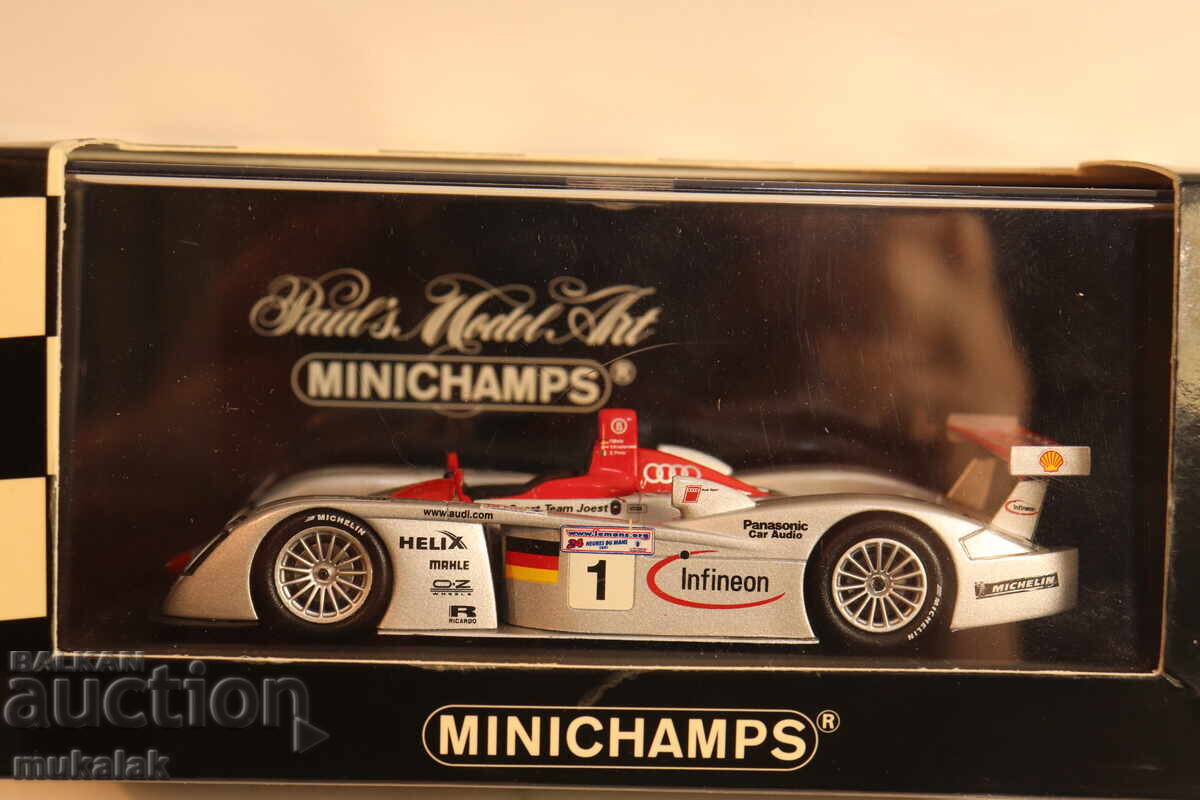 1:43 MINICHAMPS AUDI R8 LE MANS CAR RALLY MODEL - 5