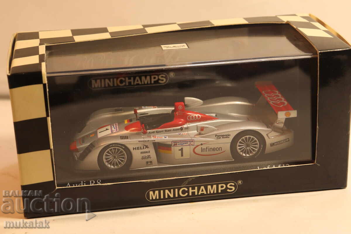 1:43 MINICHAMPS AUDI R8 LE MANS CAR RALLY MODEL - 6
