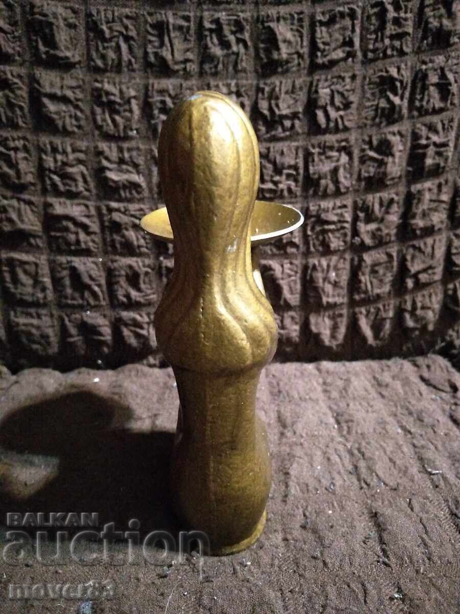 Аукцион Свещник метален. Алуминий