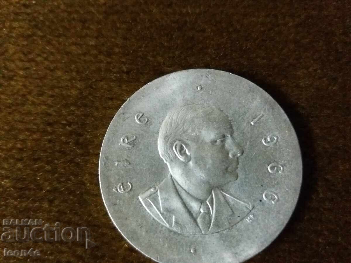 Ирландия 10 Шилинга 1966 г. Сребро с цена € 35.00 | 68.45 лв.