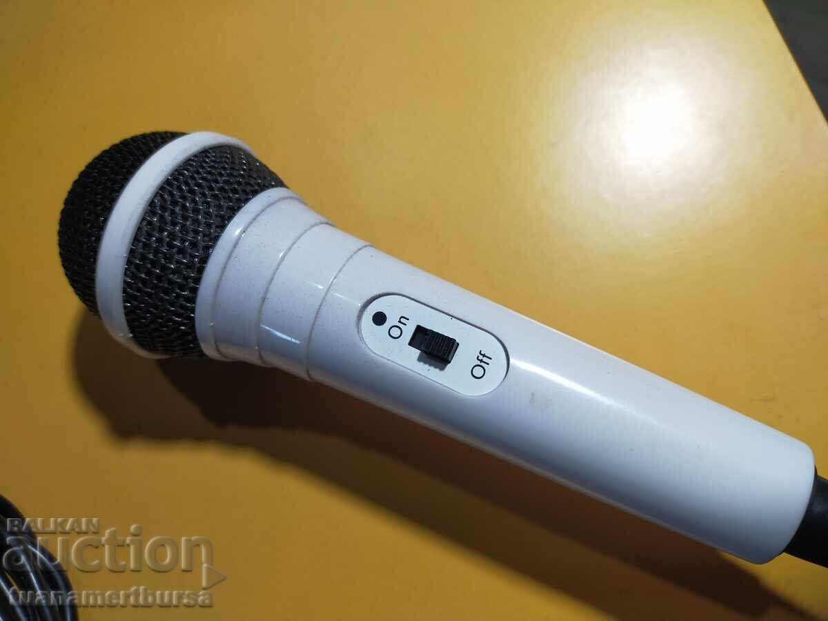 White microphone with price € 8.00 | 15.65 BGN White microphone with price € 8.00 | 15.65 BGN
