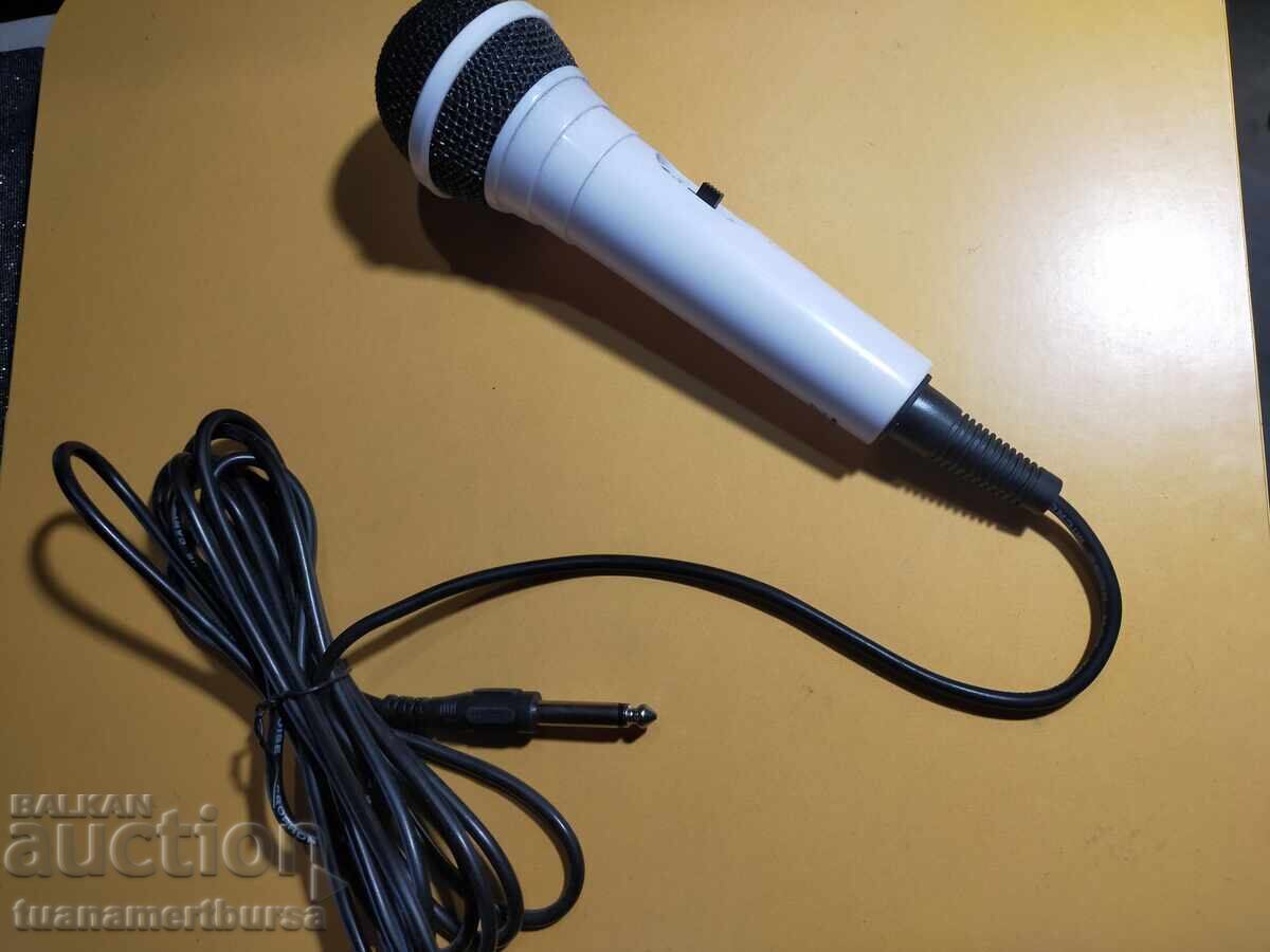 White microphone White microphone