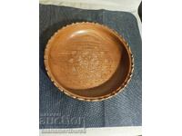 Wooden decorative plate