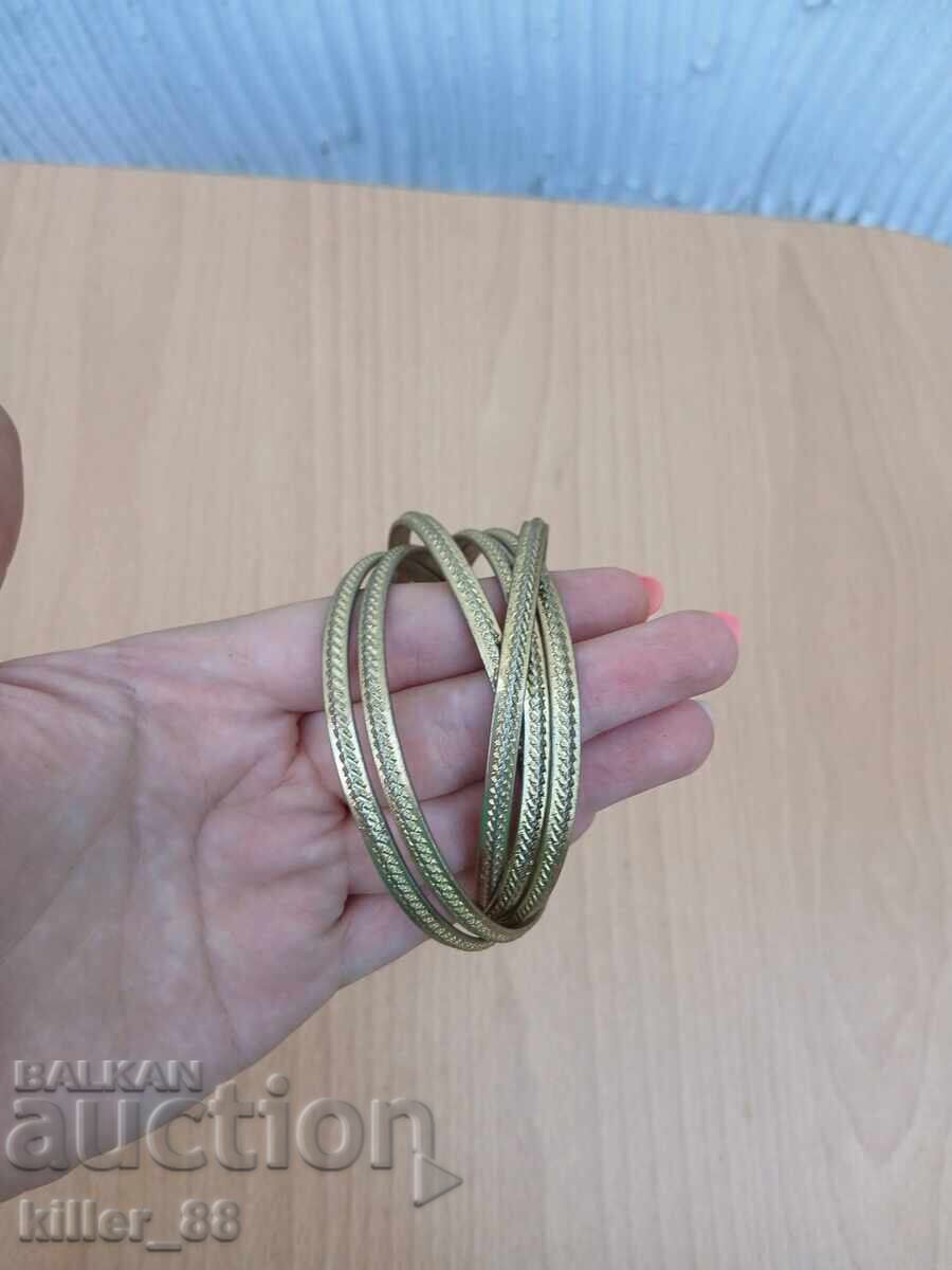 Old interesting bronze bracelet