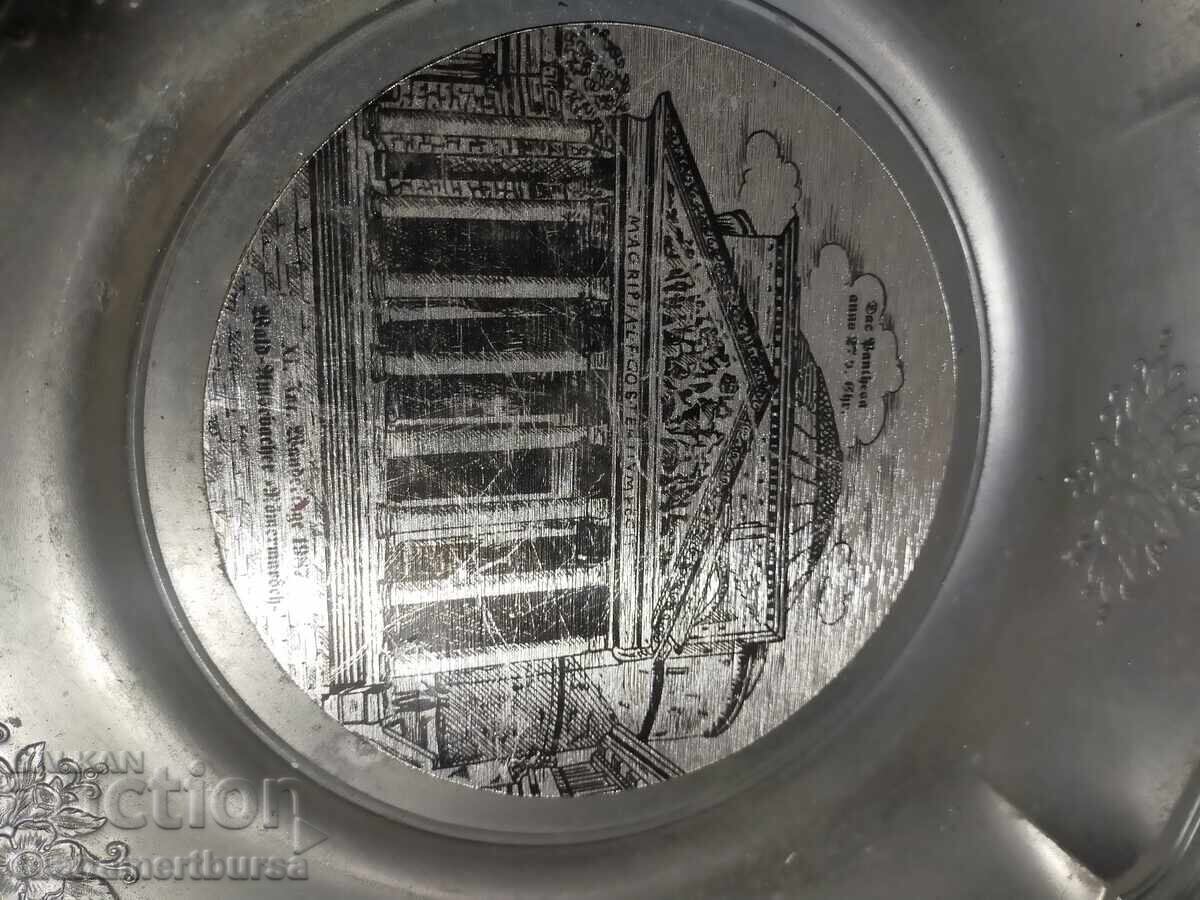 Παράδοση Μεταλλική πλάκα Παράδοση Μεταλλική πλάκα