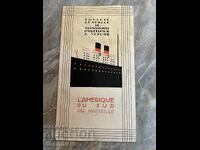 100-year-old steamship brochure