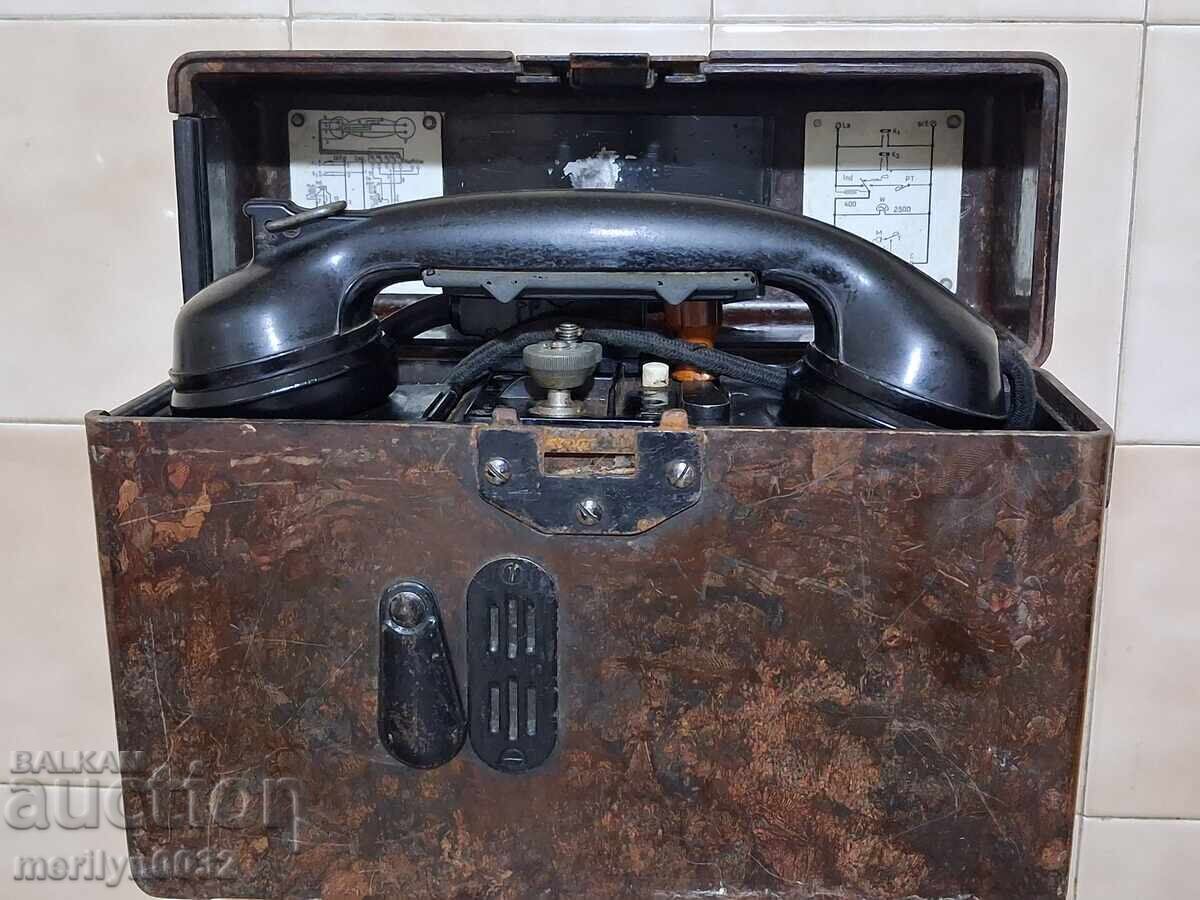 German Field Telephone Wehrmacht World War II with price € 128.95 | 252.21 BGN