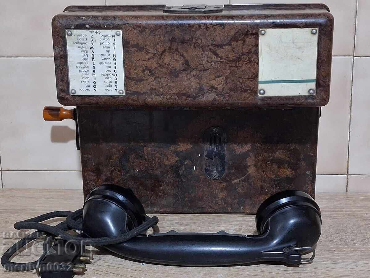 Delivery of German Field Telephone Wehrmacht World War II