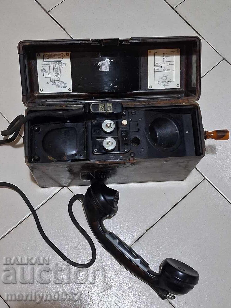 German Field Telephone Wehrmacht World War II - 5
