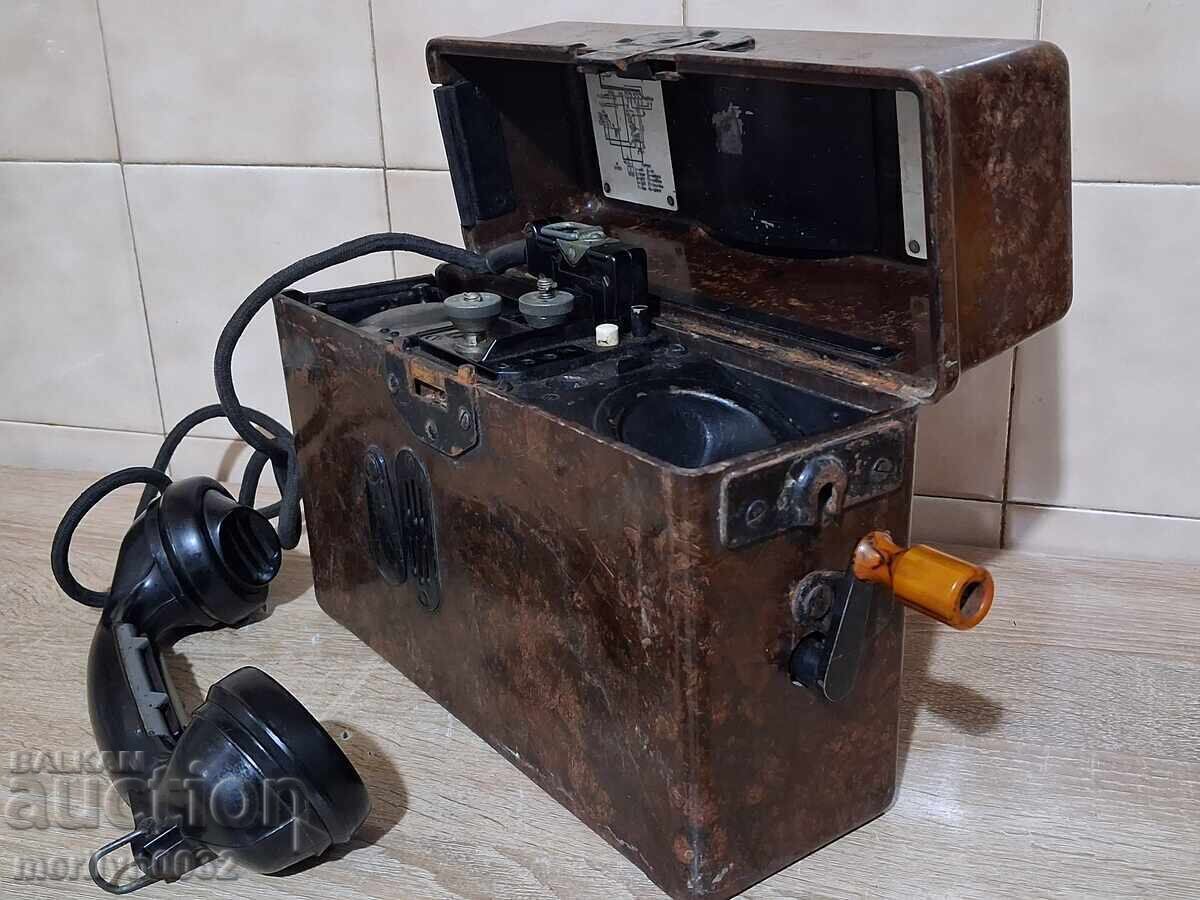 German Field Telephone Wehrmacht World War II