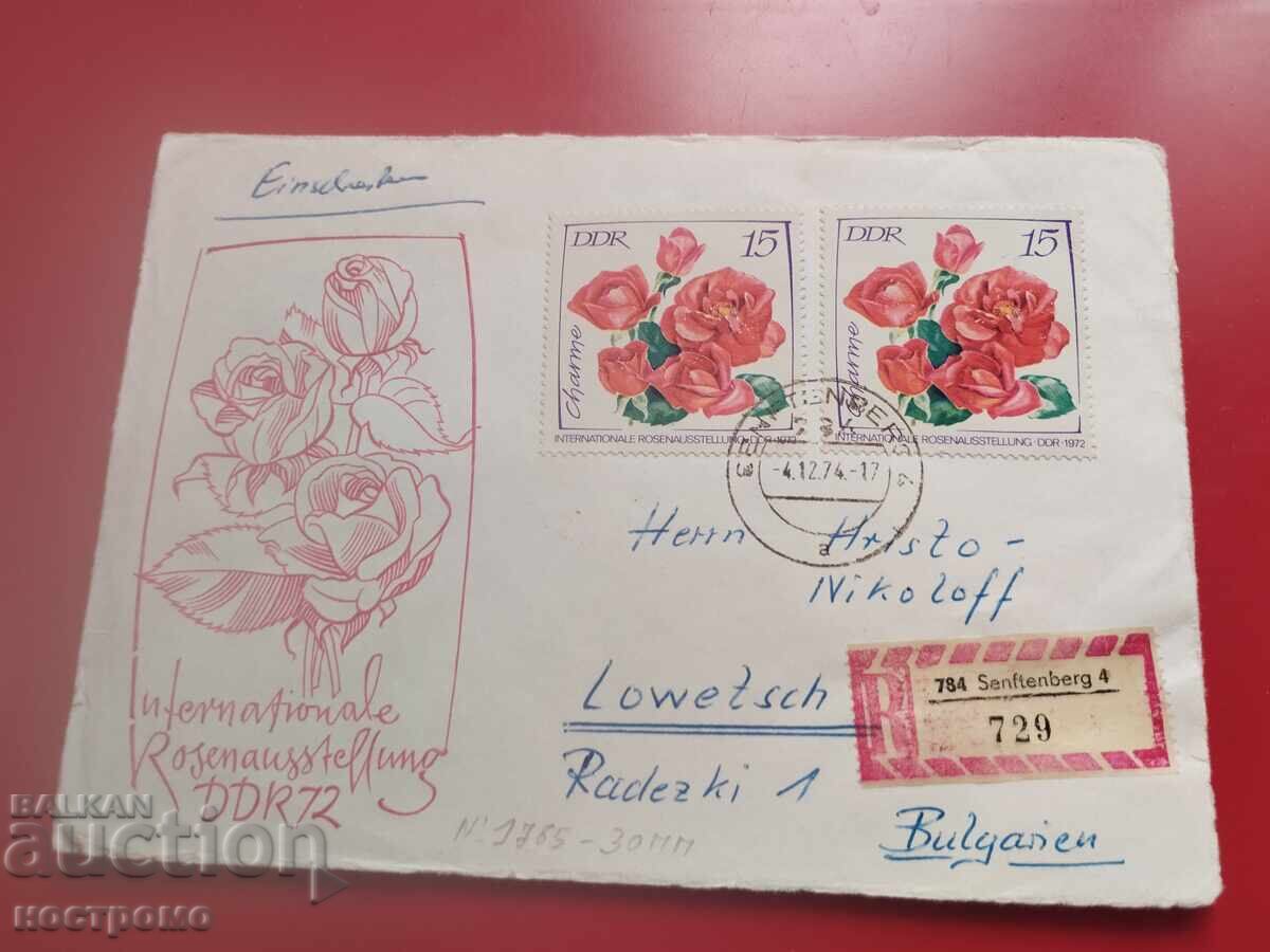 ГДР - пътувал плик  - А 7180