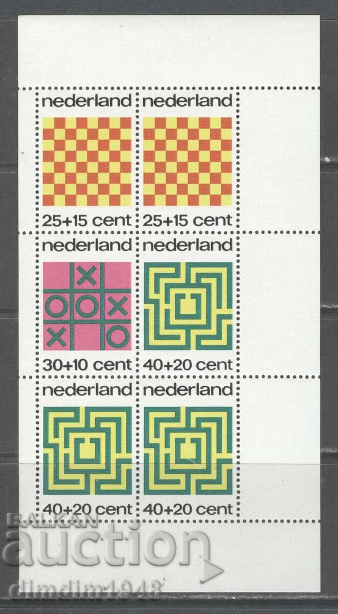 Нидерландия 1973г. - Блок №12 детски игри,без печат
