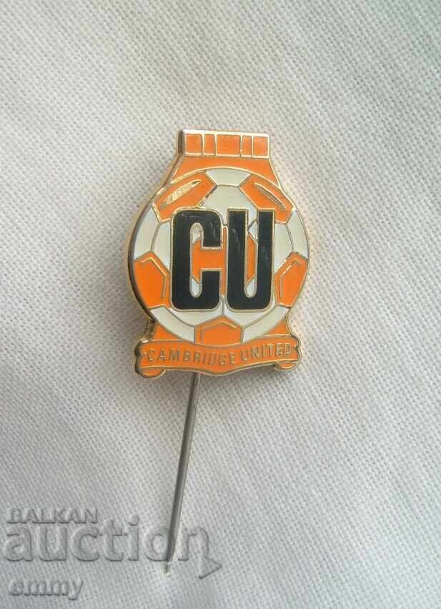 Insignă fotbal - FC Cambridge United, Anglia. Email cu preț € 1.80 | 3.52 BGN